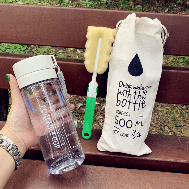 Portable Plastic Water Cup with Shockproof Design