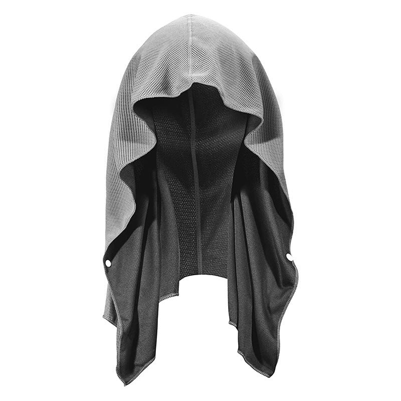 Cooling Sun Protection Sports Headwrap Buckle Quick Dry Outdoor Cooling Scarf Hooded Cover