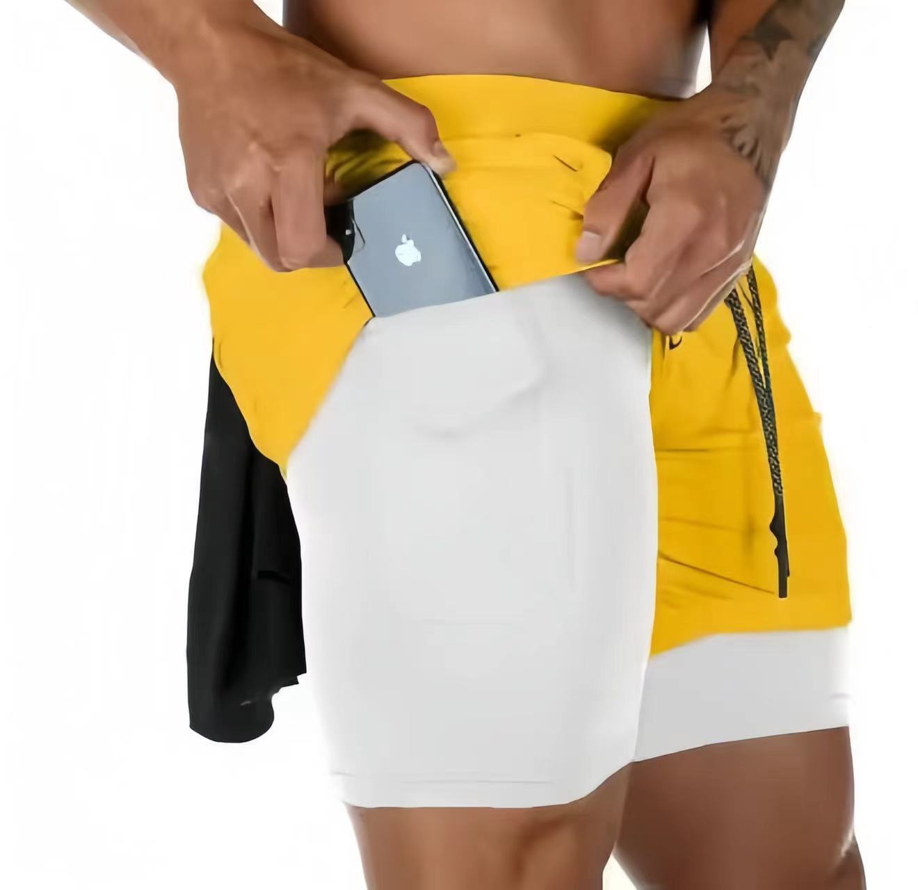 Breathable and quick-drying sports shorts
