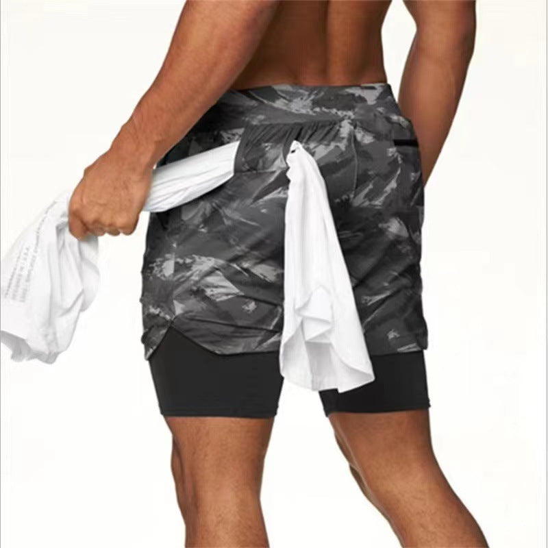 Breathable and quick-drying sports shorts