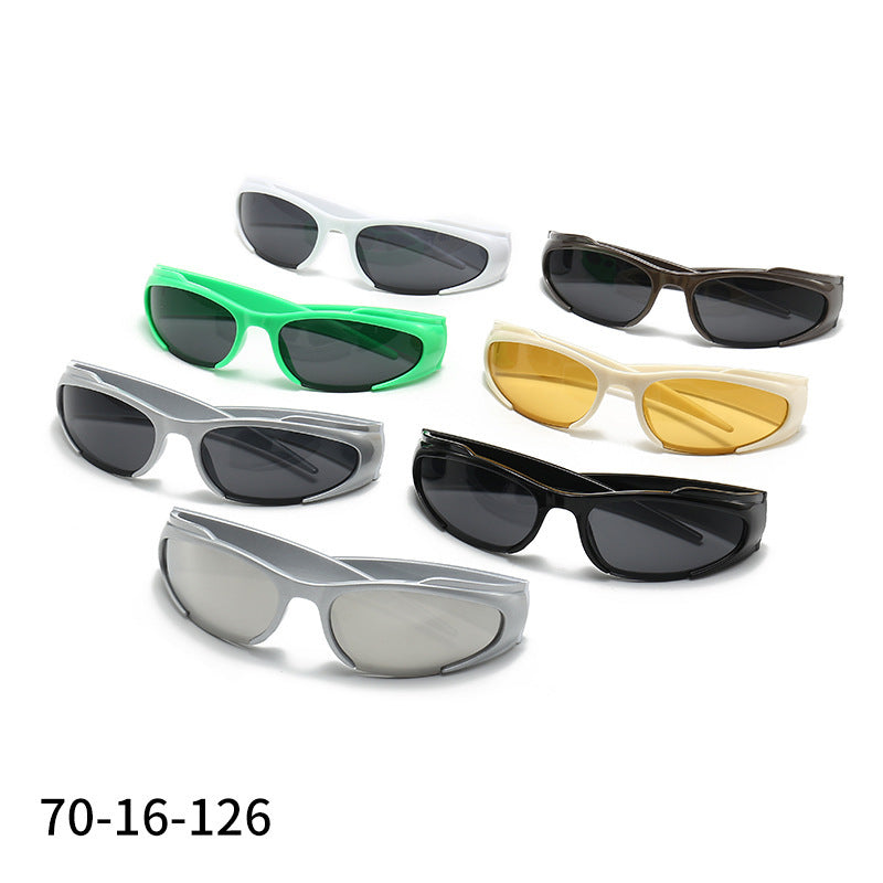 Futuristic UV400 Sunglasses for Outdoor Sports