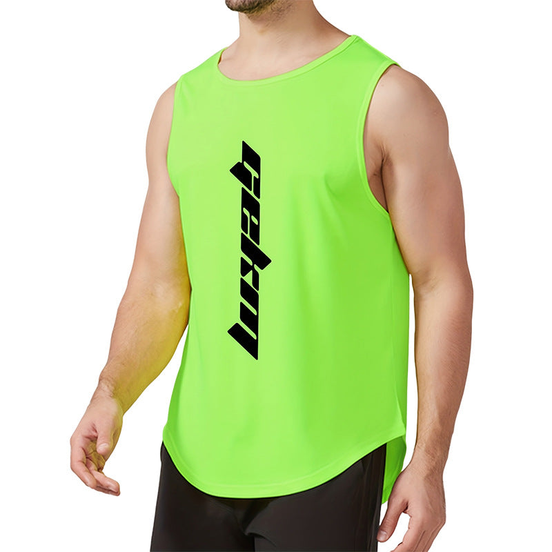 Running training waistcoat loose sports T-shirt quick-drying top