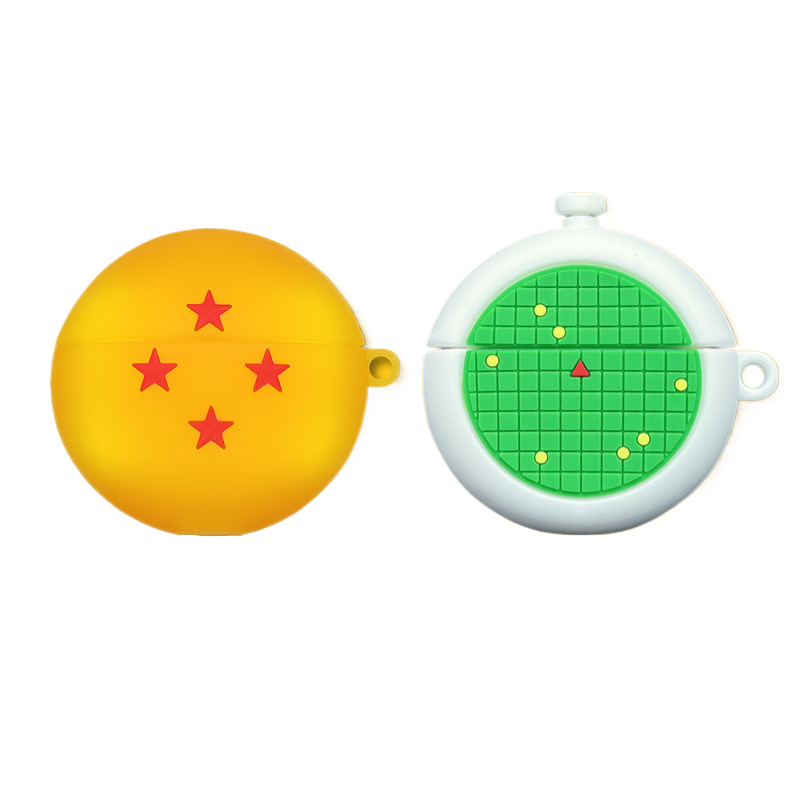 Cartoon Silicone AirPods Case with Hook