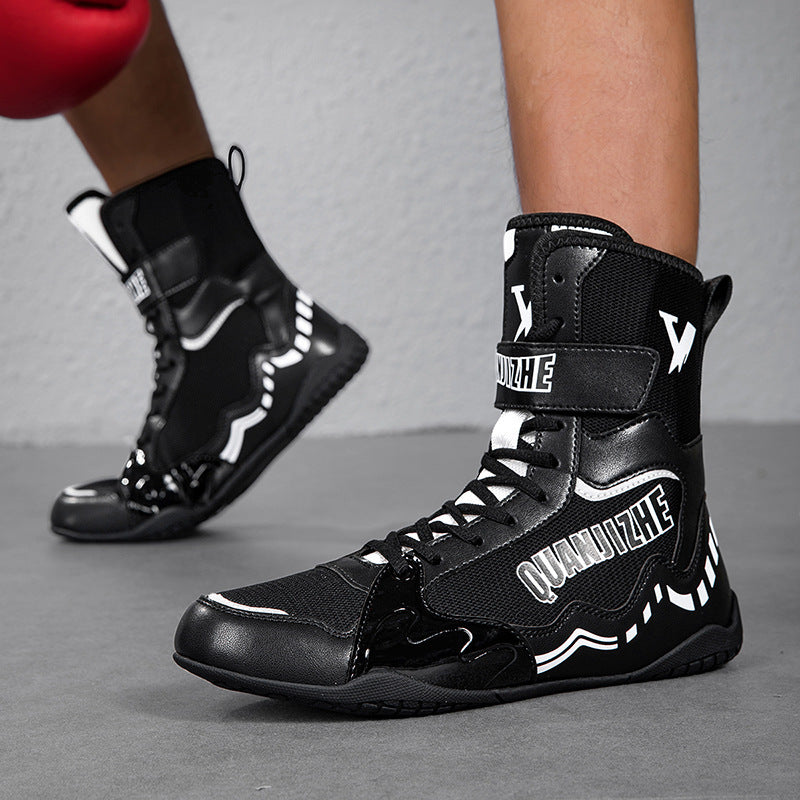 Anti-slip boxing shoes