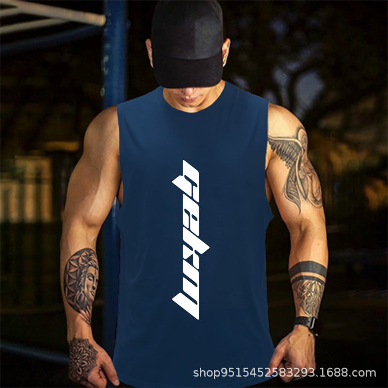 Running training waistcoat loose sports T-shirt quick-drying top