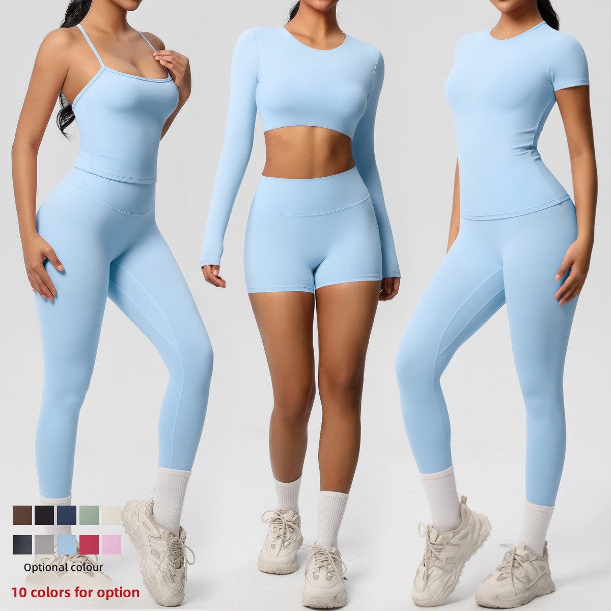 Women's Yoga Pants and Sports Top Set