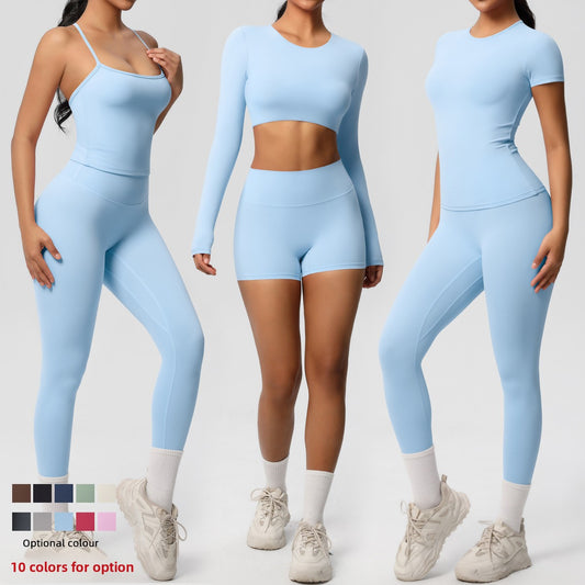 Women's Yoga Pants and Sports Top Set