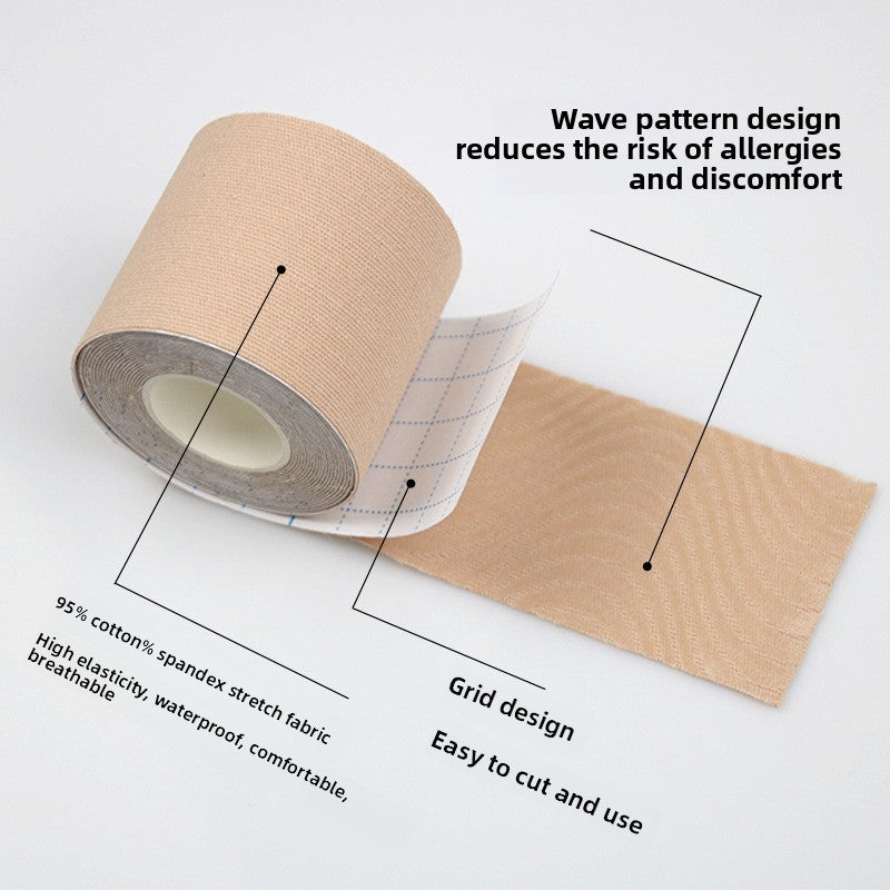 Muscle band with elastic fabric