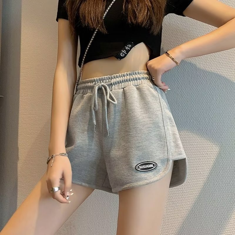 Women's High Waist Loose Sports Hot Pants