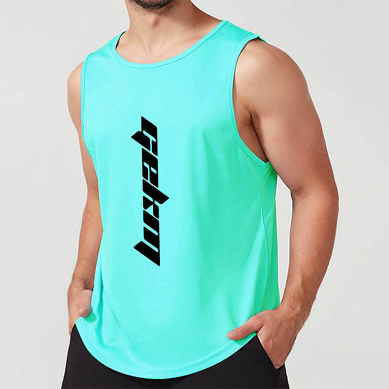 Running training waistcoat loose sports T-shirt quick-drying top