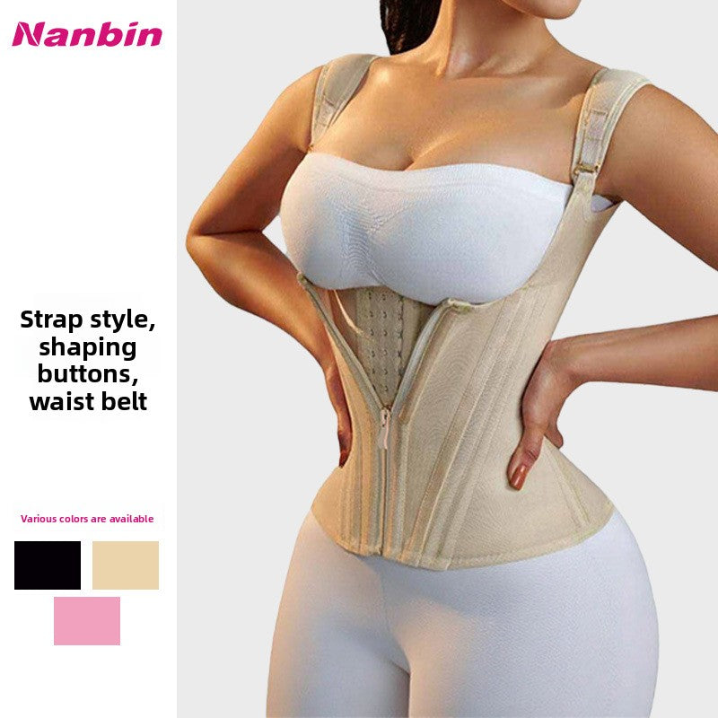 Corset-shaped fitness garment