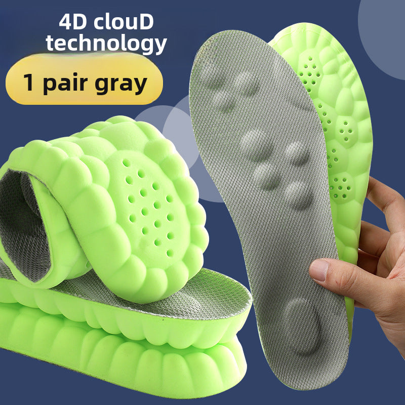 Antibacterial and deodorizing sports insoles
