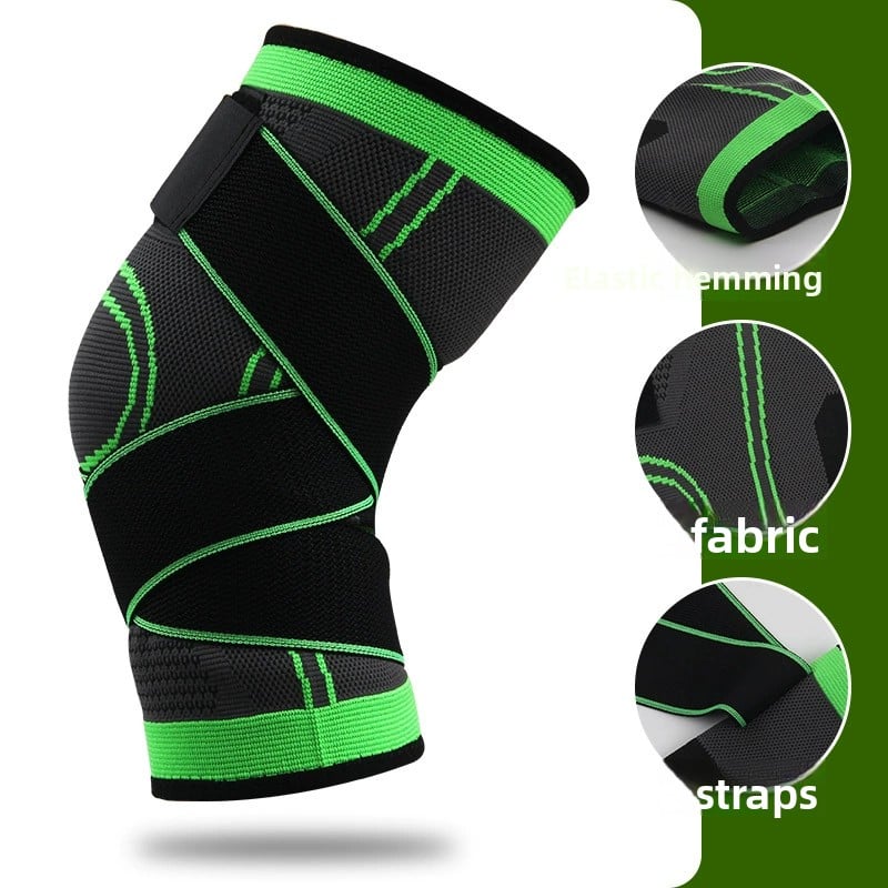 Strap Knee Pads Pressure Sports Fitness Men's Running Mountaineering Basketball Knee Pads Warm Nylon Sports Knee Pads Wholesale
