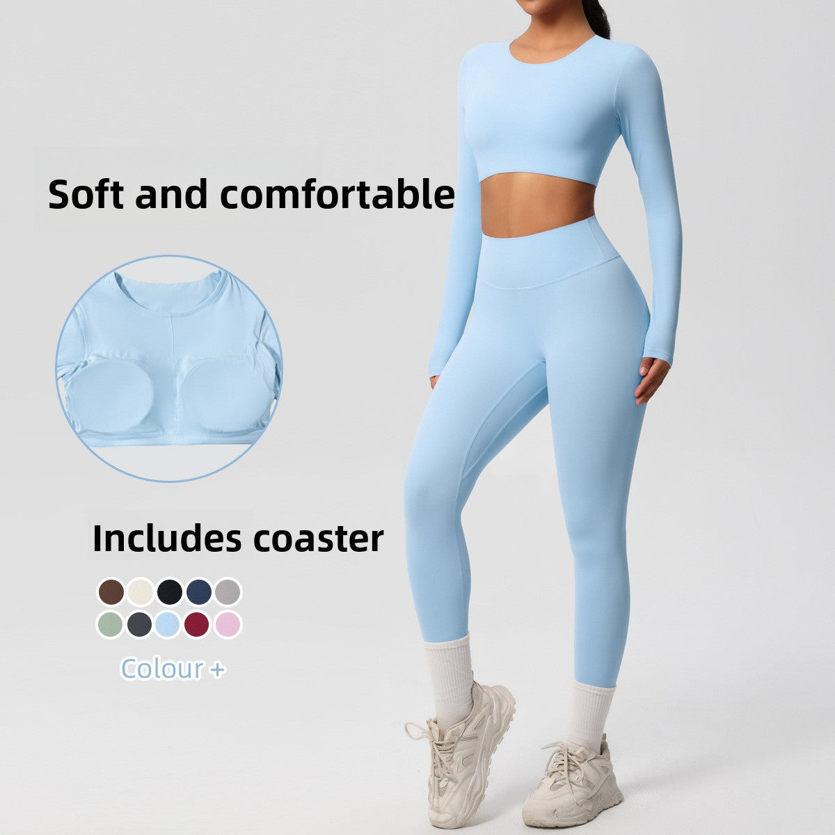 Women's Yoga Pants and Sports Top Set