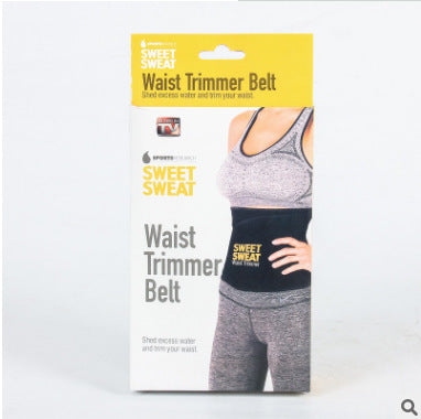 Sweat-inducing sports waist belt for men and women
