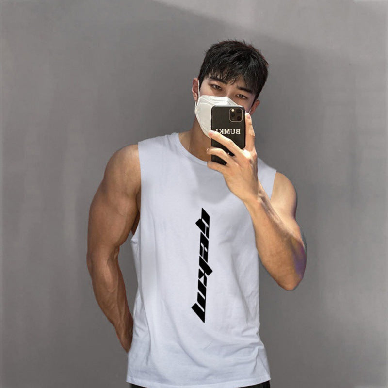 Running training waistcoat loose sports T-shirt quick-drying top