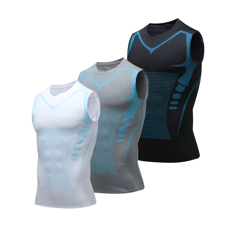 Men's Quick-Dry Fitness Vest for Running & Gym