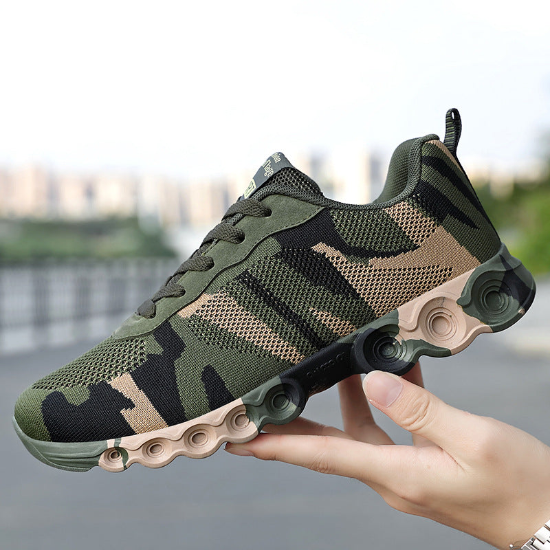 Breathable Camouflage Mesh Sports Shoes for Men