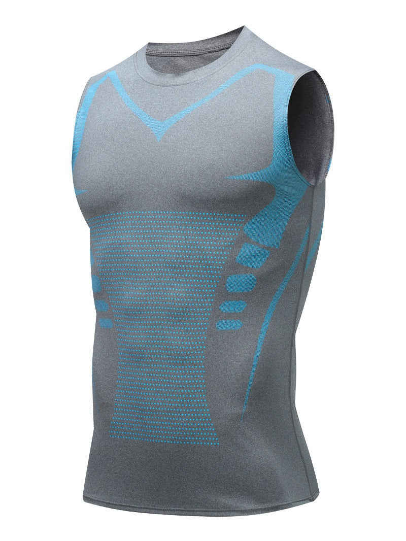 Men's Quick-Dry Fitness Vest for Running & Gym
