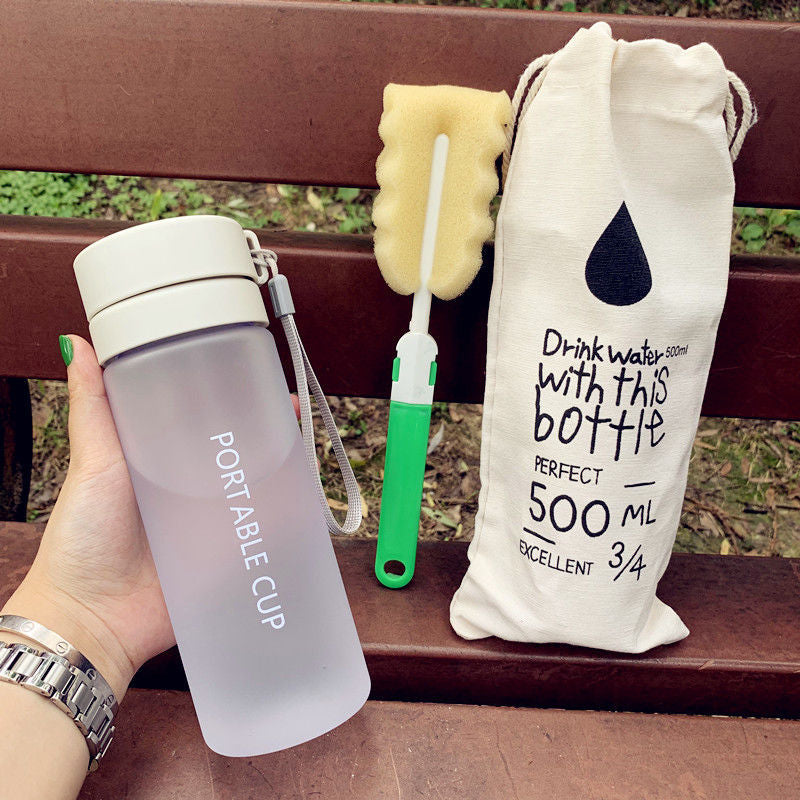 Portable Plastic Water Cup with Shockproof Design