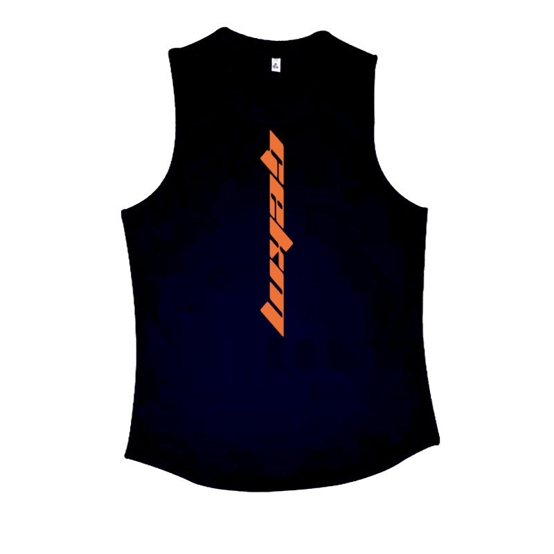 Running training waistcoat loose sports T-shirt quick-drying top