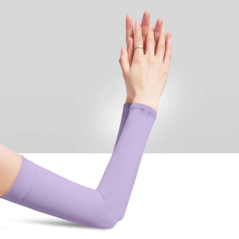 Ice Silk UV Protection Arm Sleeves for Outdoor Sports