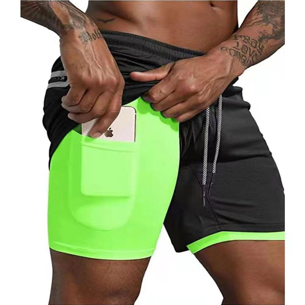 Breathable and quick-drying sports shorts