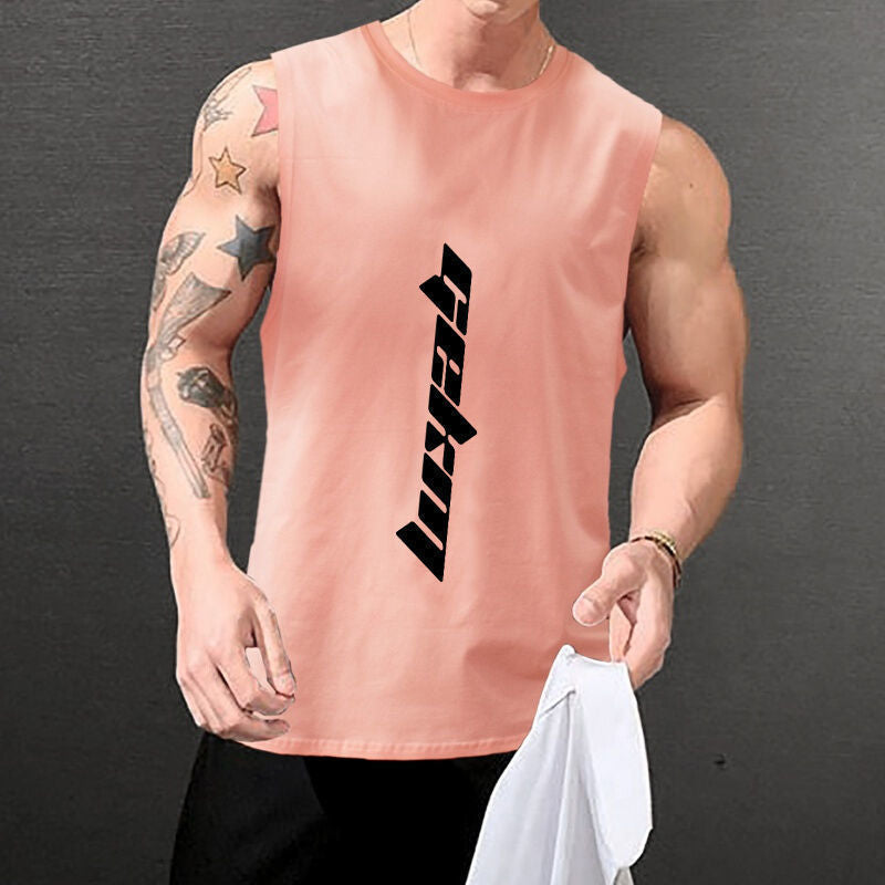 Running training waistcoat loose sports T-shirt quick-drying top