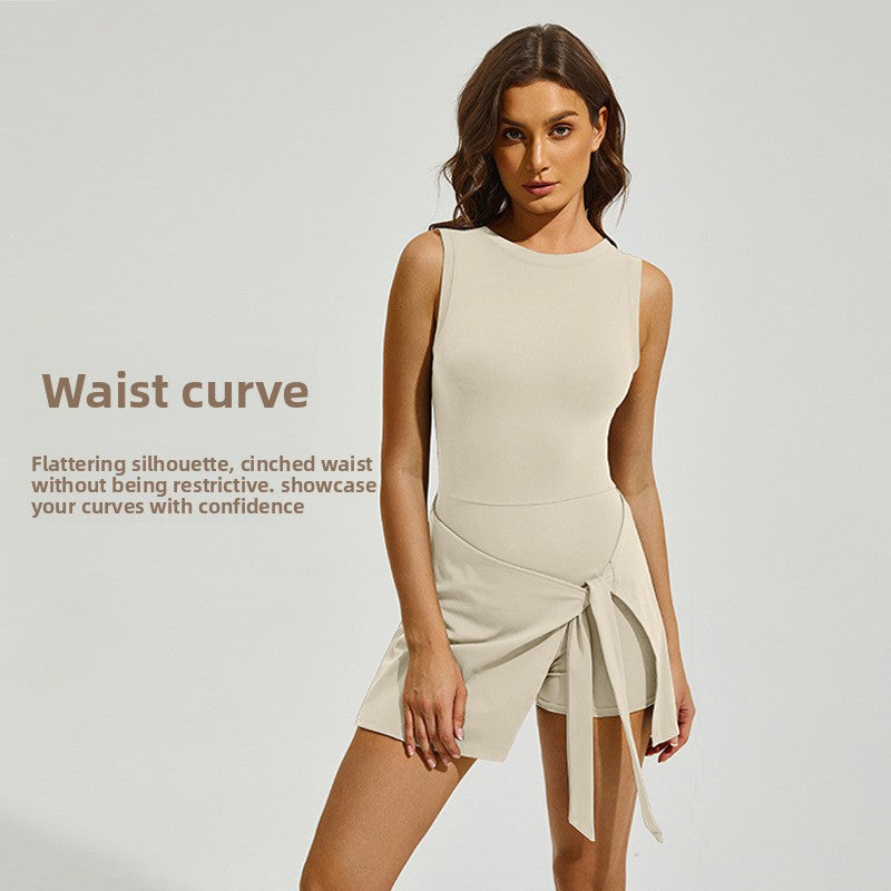 Women's summer anti-exposure sports short skirt