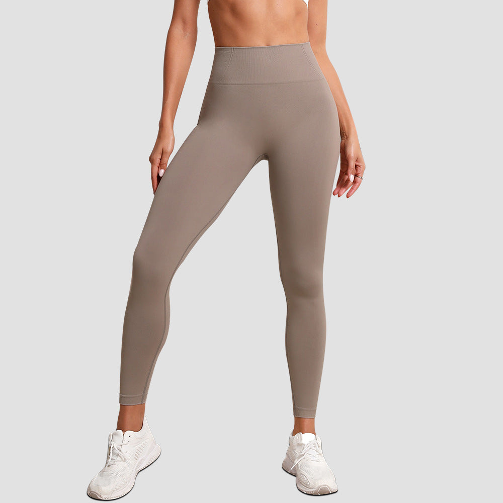 High waist hip lifting seamless yoga pants