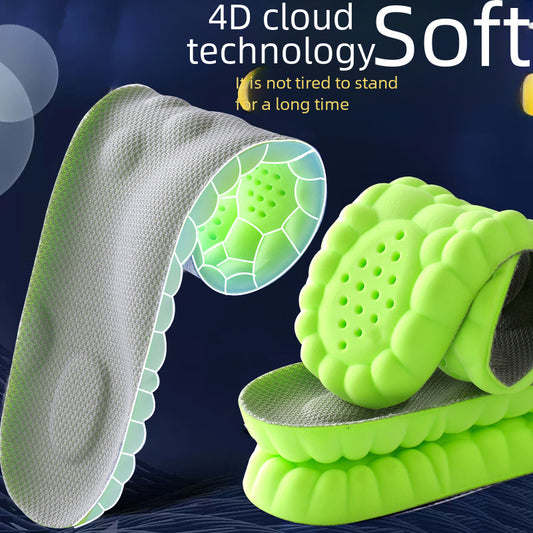 Antibacterial and deodorizing sports insoles