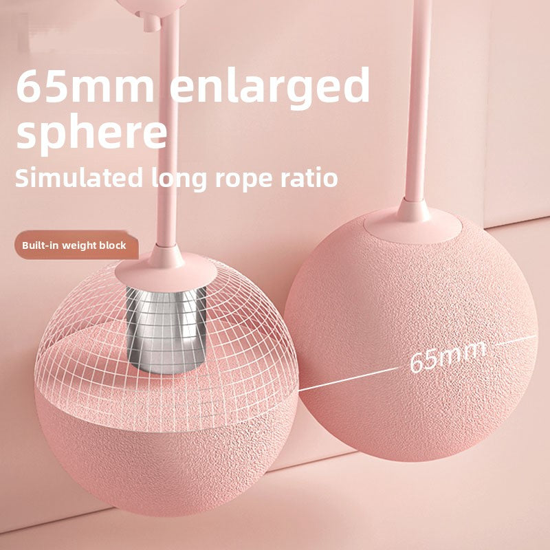 Intelligent electronic counting cordless skipping rope sports equipment