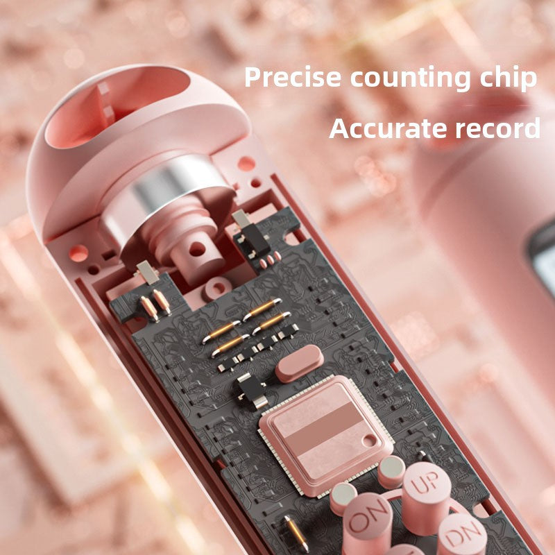 Intelligent electronic counting cordless skipping rope sports equipment