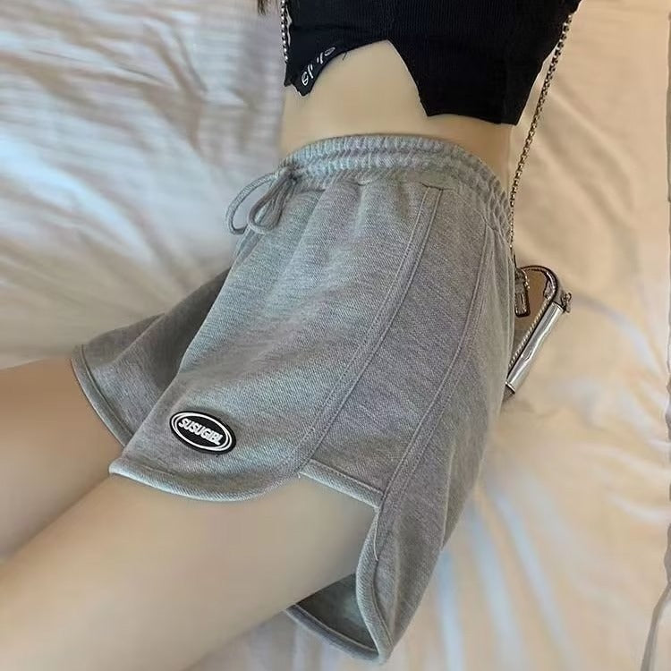 Women's High Waist Loose Sports Hot Pants