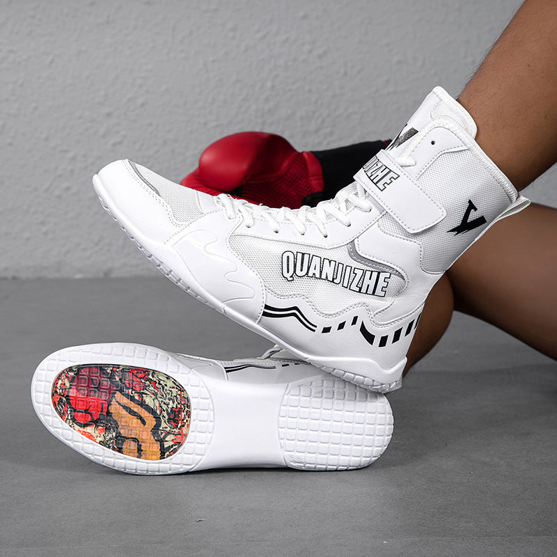 Anti-slip boxing shoes