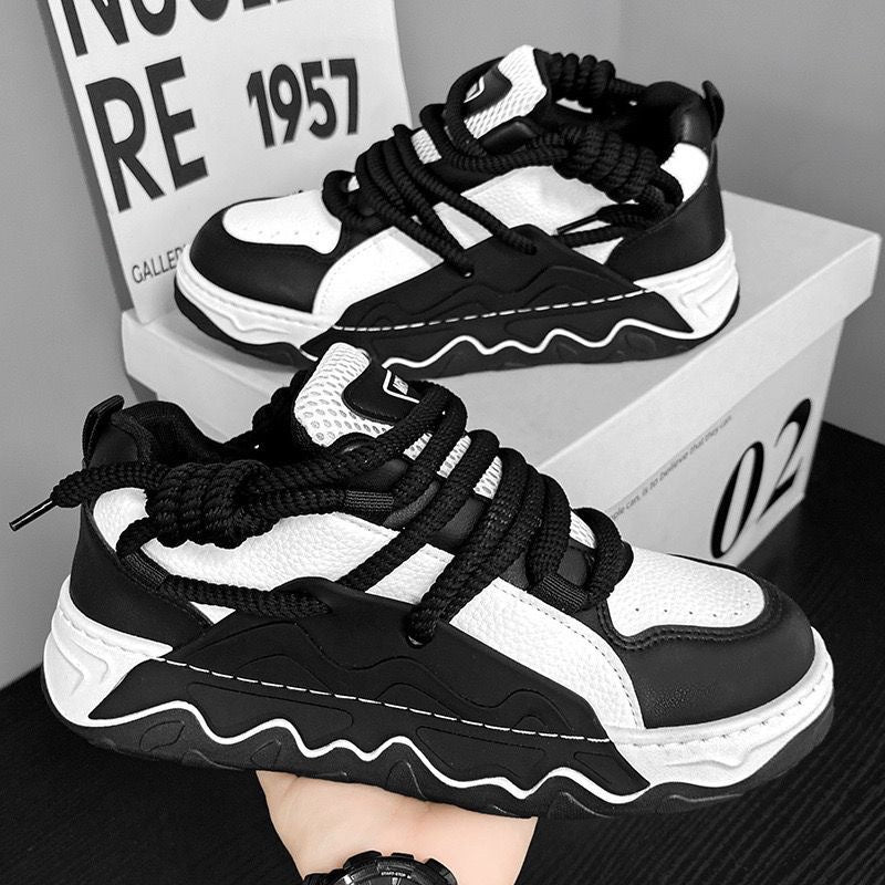 Fashionable platform loafers for men, casual style