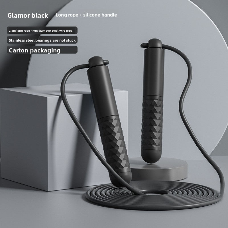 Intelligent electronic counting cordless skipping rope sports equipment