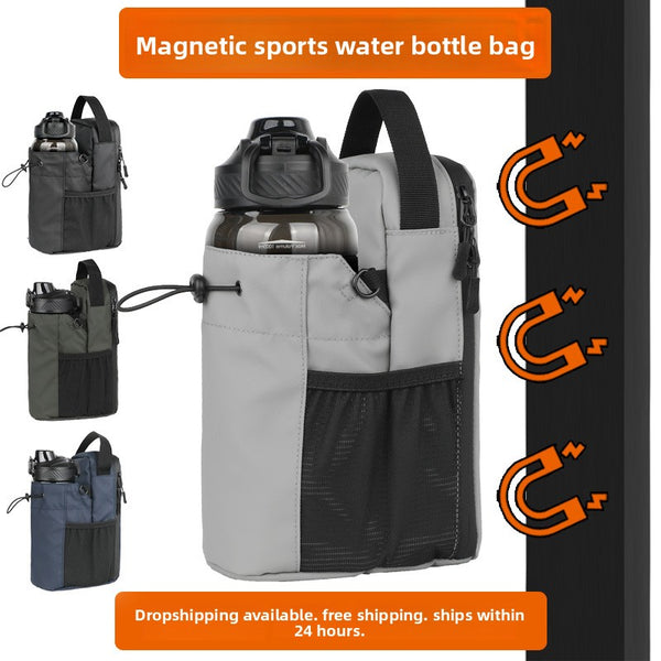 Magnetic water bottle bag