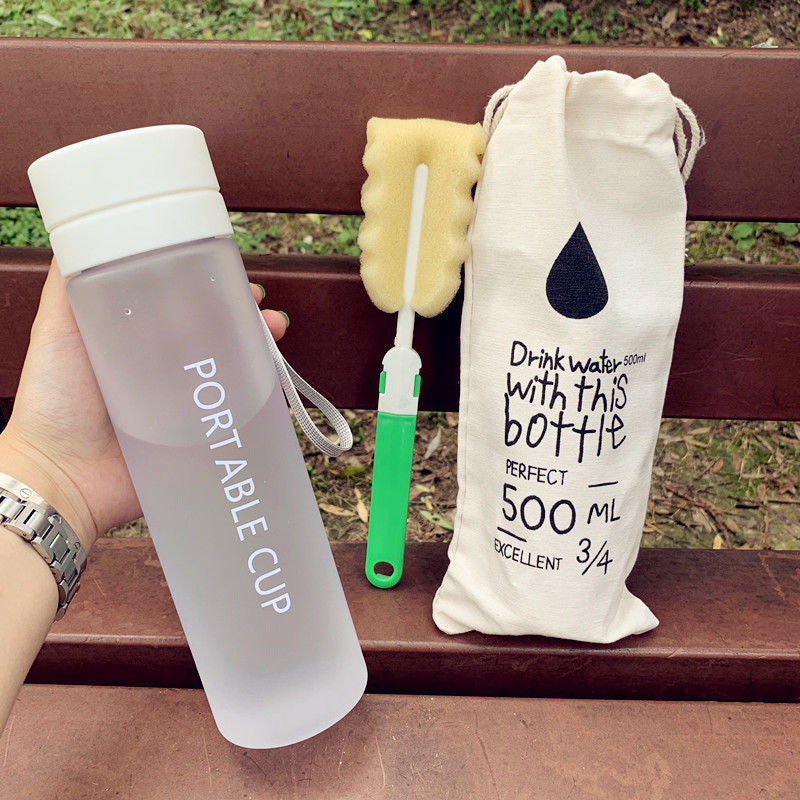 Portable Plastic Water Cup with Shockproof Design