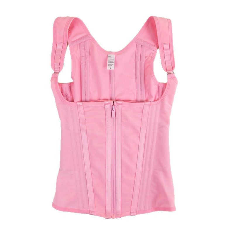 Corset-shaped fitness garment