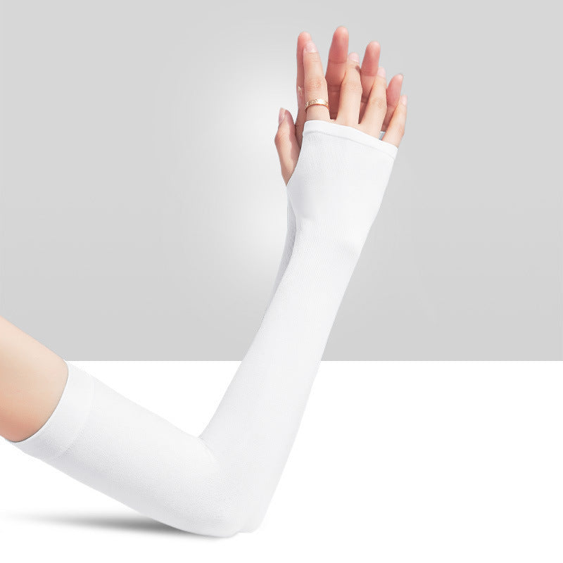 Ice Silk UV Protection Arm Sleeves for Outdoor Sports