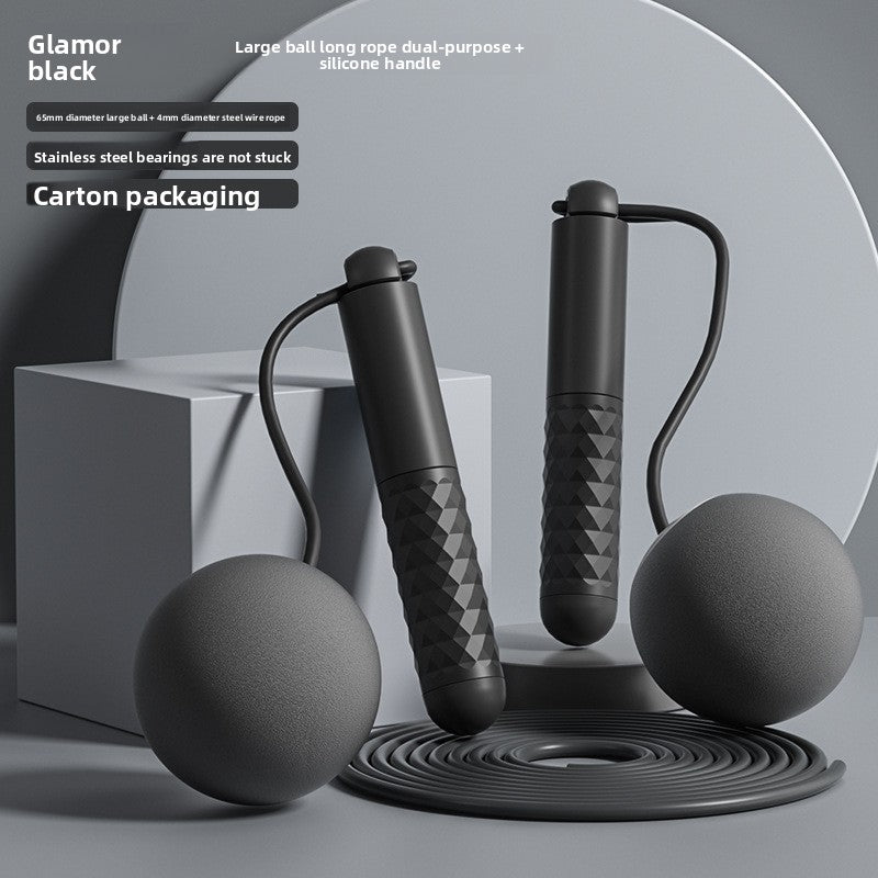 Intelligent electronic counting cordless skipping rope sports equipment