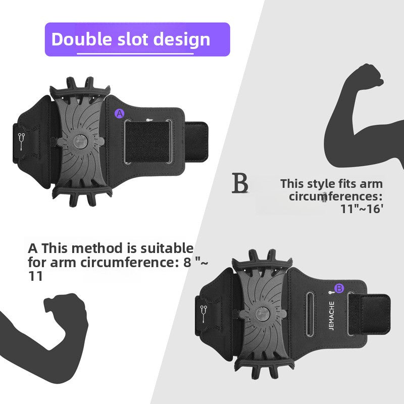 Adjustable Rotating Phone Arm Strap for Sports