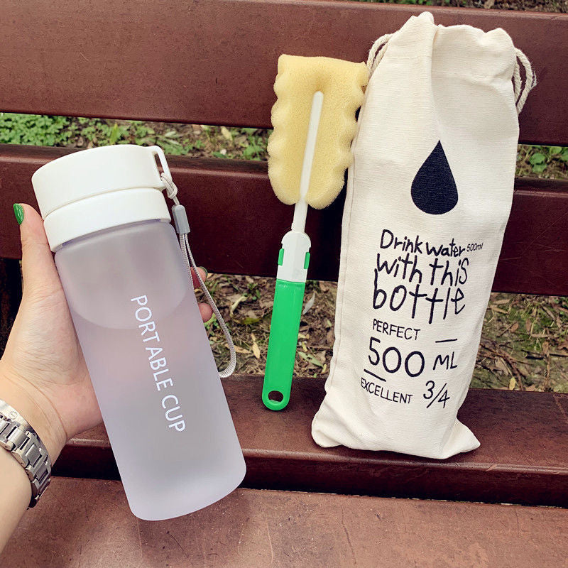 Portable Plastic Water Cup with Shockproof Design