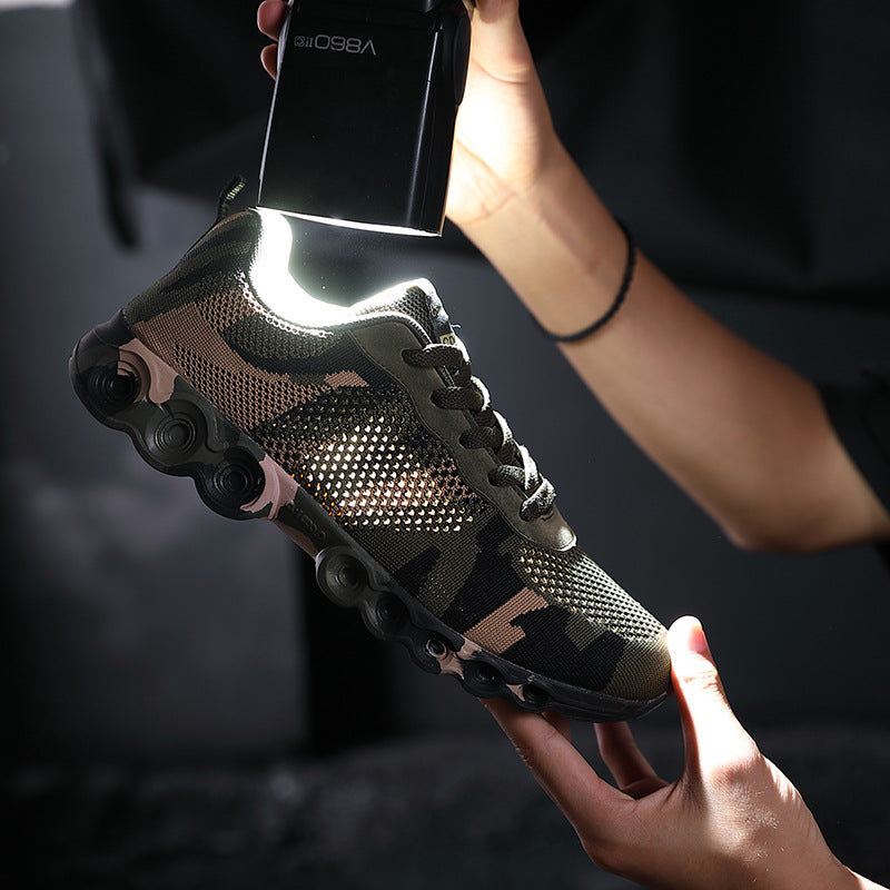 Breathable Camouflage Mesh Sports Shoes for Men