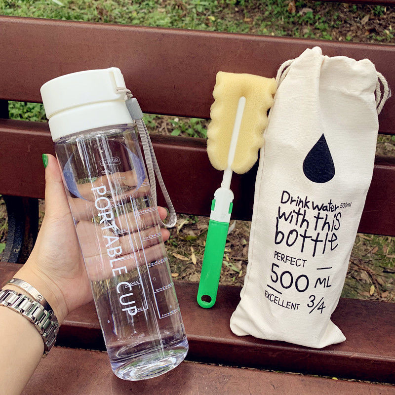 Portable Plastic Water Cup with Shockproof Design
