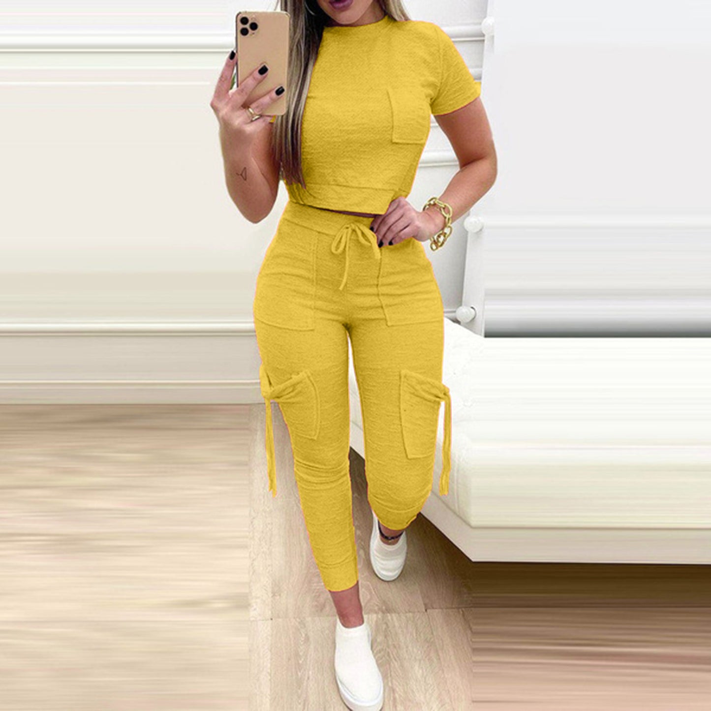 Women's Slim Fit Sports Pants Set