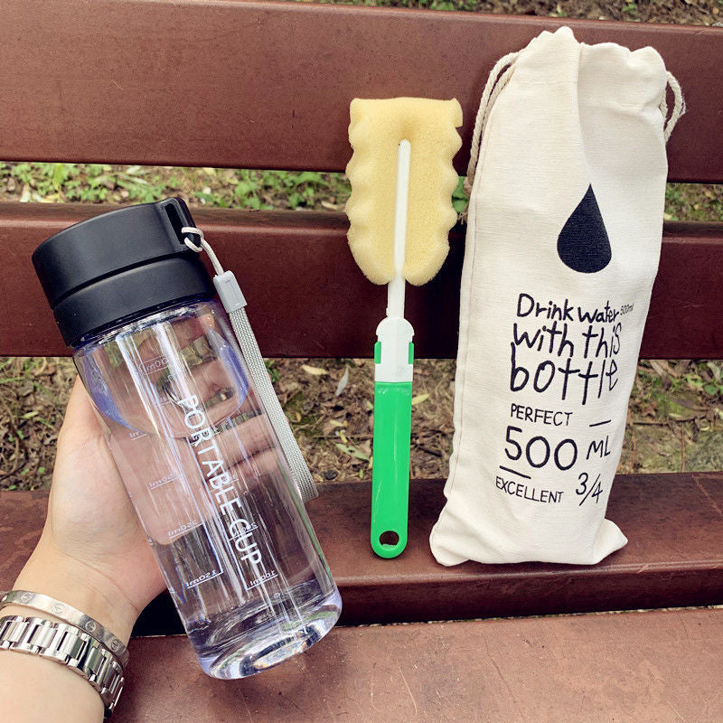 Portable Plastic Water Cup with Shockproof Design