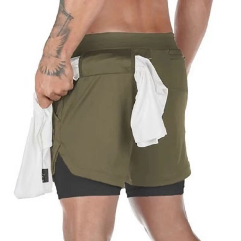 Breathable and quick-drying sports shorts
