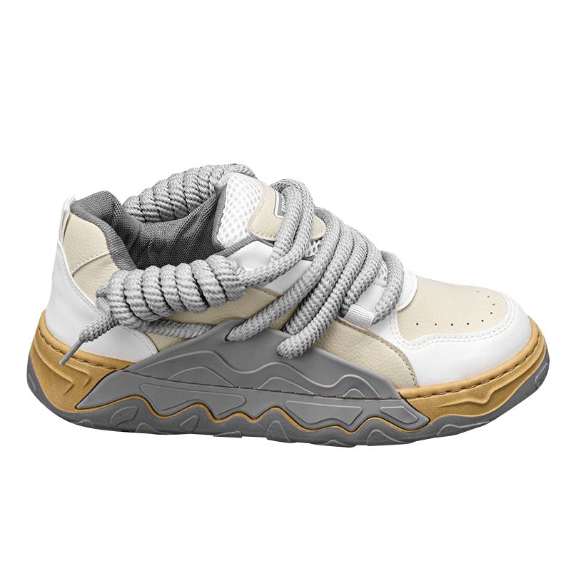 Fashionable platform loafers for men, casual style